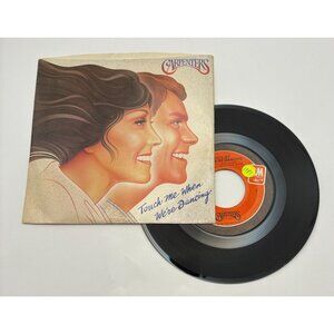 Carpenters Touch Me When Were Dancing 45 Vinyl 80s Pop + Picture Sleeve